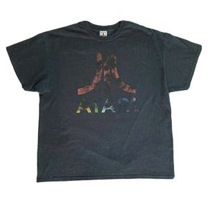 Atari Distressed Men's Med-Lge (No Tag) T-Shirt Color Fade Pilling Bleach Spots